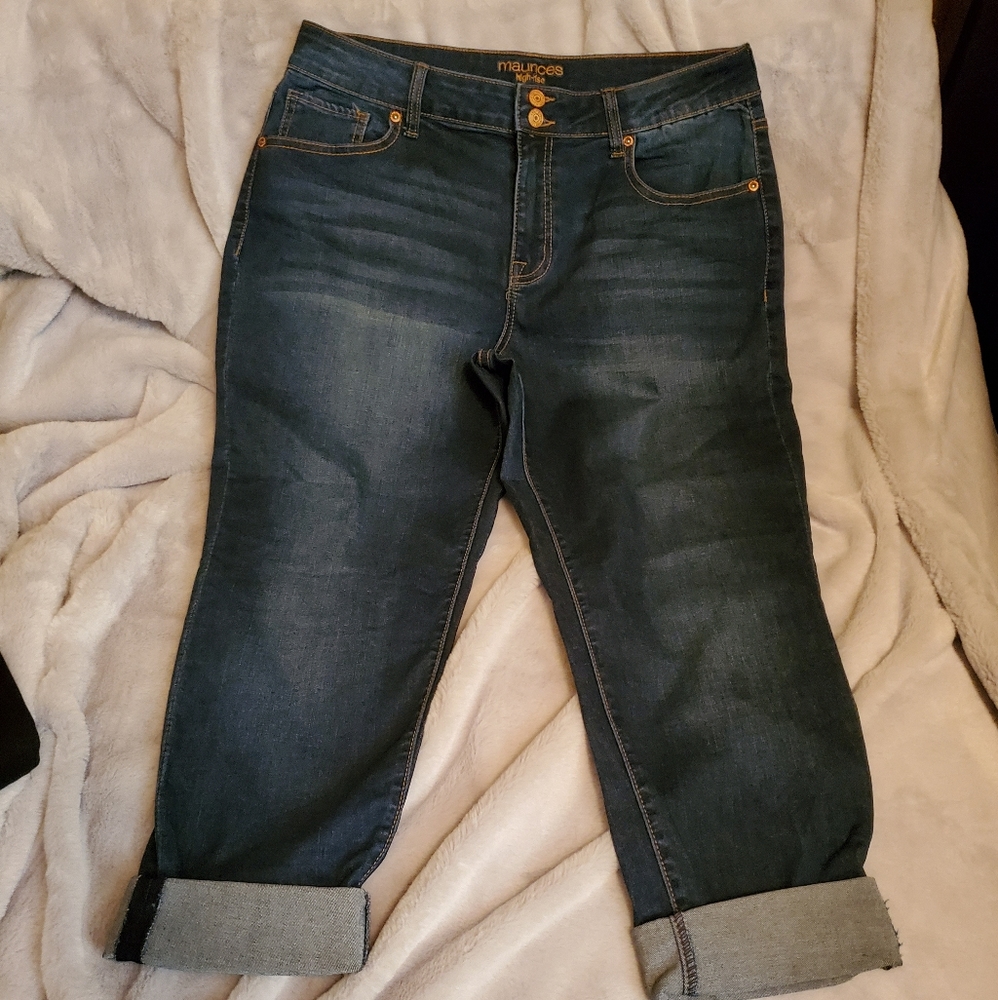 Maurices cropped denim